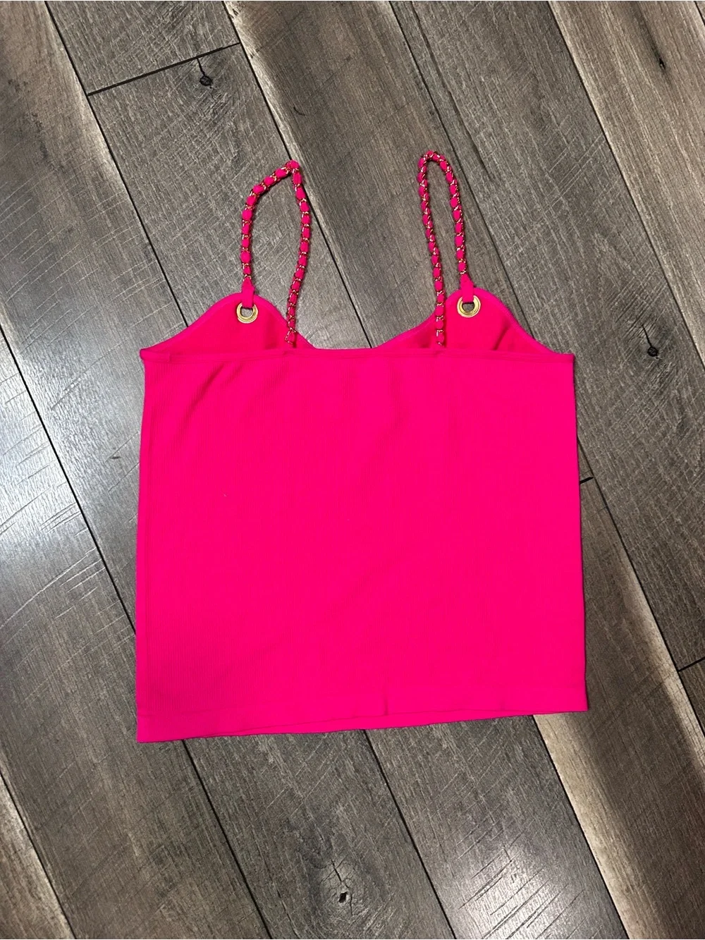Fct Chain Strappy Ribbed Tank Top - Picture 3 of 6